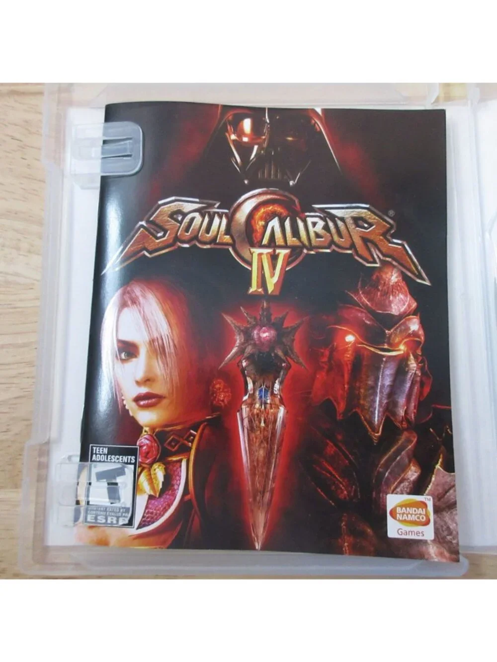 PS3 Soul Calibur IV 4 Sony Playstation 3 Game With Manual
